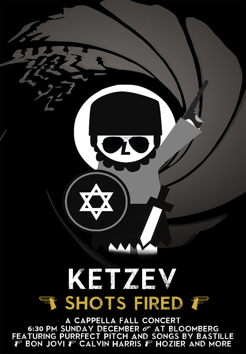 Ketzev Concert Poster - December 6th, 2015